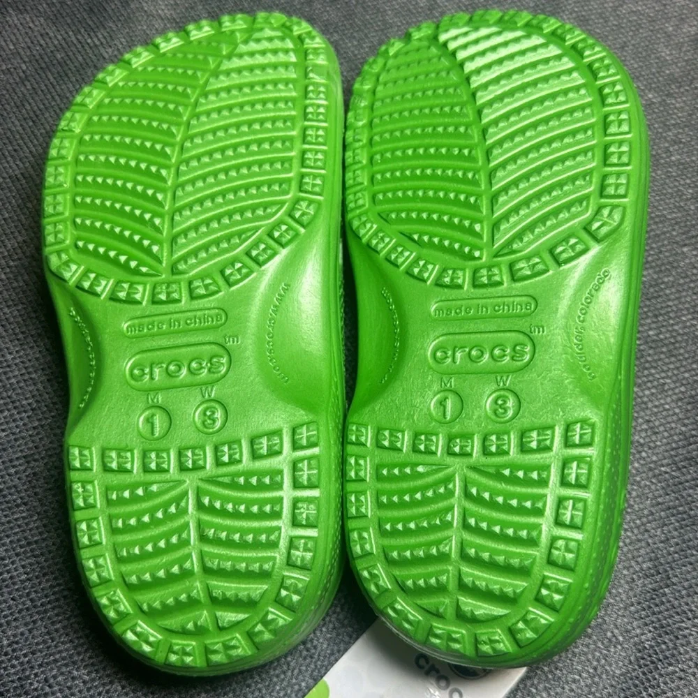 Crocs Crocling Kids Green Water Shoes NWT